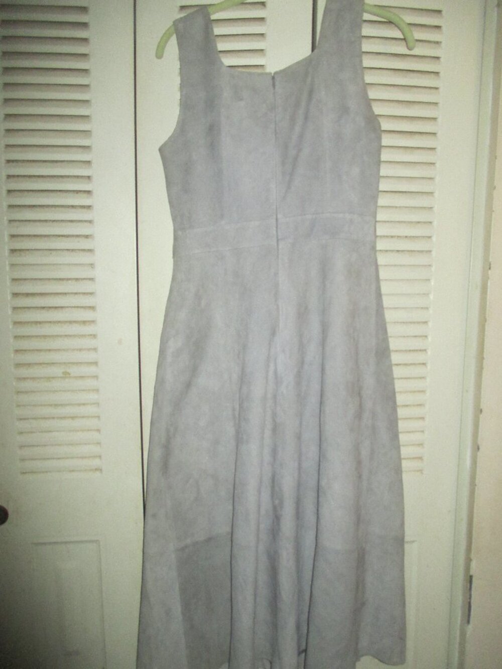 Antonio Melani Luxury Collection “Norah Suede” Midi Dress Size 4- Pewter Gray - Picture 2 of 2